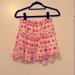 Hill House Home Mermaid Linen Paz Skirt Medium